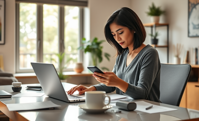 Imagen que ilustra cómo obtener un préstamo personal en línea de manera sencilla.