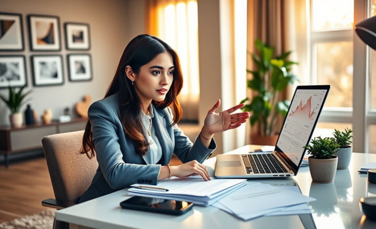 Imagen que ilustra cómo un préstamo personal puede ser utilizado para inversiones financieras exitosas.