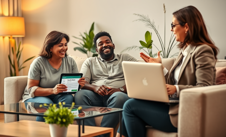 Imagen que representa la simplicidad de obtener un préstamo personal rápido y accesible.