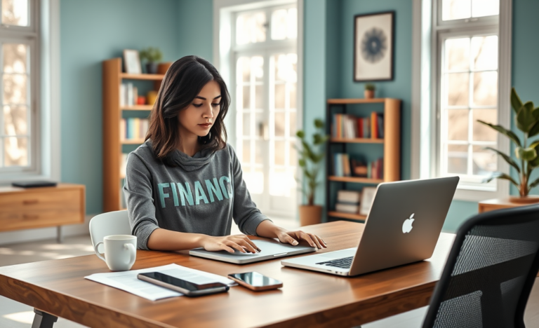 Imagen que representa un préstamo personal en línea, mostrando la facilidad y rapidez del proceso.